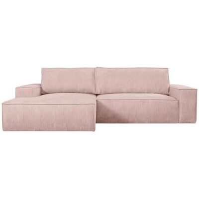 Vente-unique Amelia Ecksofa aus Samtstoff - Schlafsofa Vente-unique Amelia Ecksofa aus Samtstoff - Schlafsofa