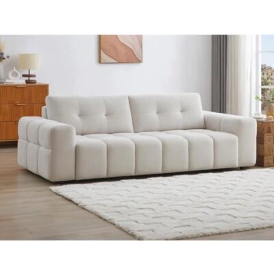 Canapé 3 places SOPELANA en tissu texturé - Mobilier - Publicité Canapé 3 places SOPELANA en tissu texturé - Mobilier - Publicité