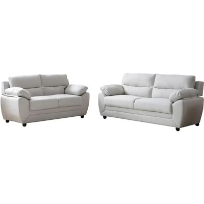 Vente-Unique Canapé Beige Manoa 3-2 Places - Canapé Vente-Unique Canapé Beige Manoa 3-2 Places - Canapé