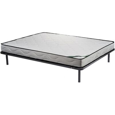 Ensemble lit bambou Naturea - 140x190 cm - Sommier + Matelas en mousse - Publicité Ensemble lit bambou Naturea - 140x190 cm - Sommier + Matelas en mousse - Publicité