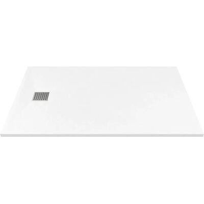 Vente-unique Resin Shower Tray 140x80cm - Modern Stone Effect Vente-unique Resin Shower Tray 140x80cm - Modern Stone Effect