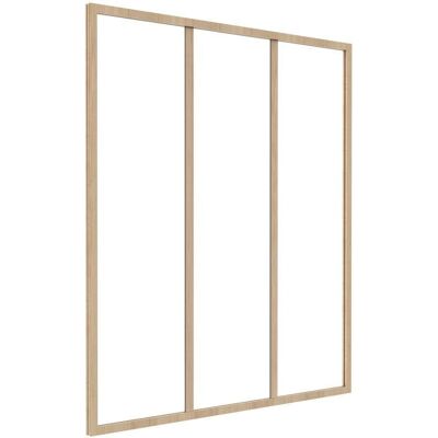BAYVIEW Aluminium-Innenwand - 90x130 cm - Natürliches Licht BAYVIEW Aluminium-Innenwand - 90x130 cm - Natürliches Licht