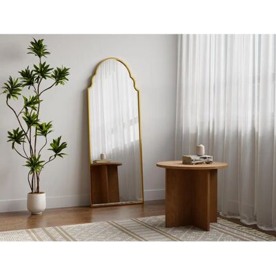 Karian Vintage Spiegel 60x160cm Goud - Wand- of vloerbevestiging Karian Vintage Spiegel 60x160cm Goud - Wand- of vloerbevestiging