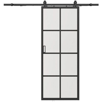 Porte coulissante en aluminium et verre WILDEN II - Idéal pour petits espaces - Publicité Porte coulissante en aluminium et verre WILDEN II - Idéal pour petits espaces - Publicité