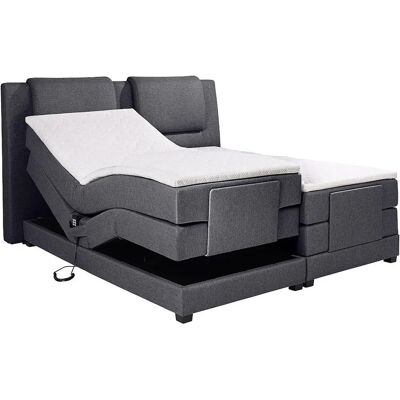 Vente-unique Modèle 90x200cm Ensemble Boxspring Électrique - Sommeil Luxueux - Publicité Vente-unique Modèle 90x200cm Ensemble Boxspring Électrique - Sommeil Luxueux - Publicité