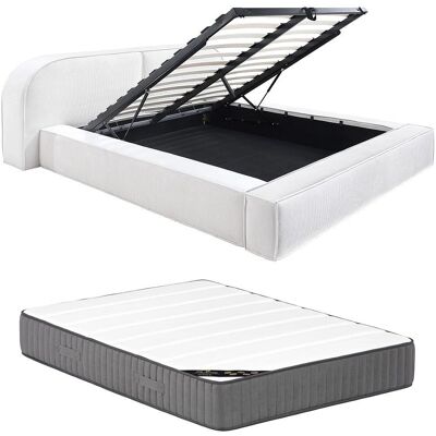 Maison Céphy Velours-Boxspringbett - 180x200cm - mit Matratze Maison Céphy Velours-Boxspringbett - 180x200cm - mit Matratze