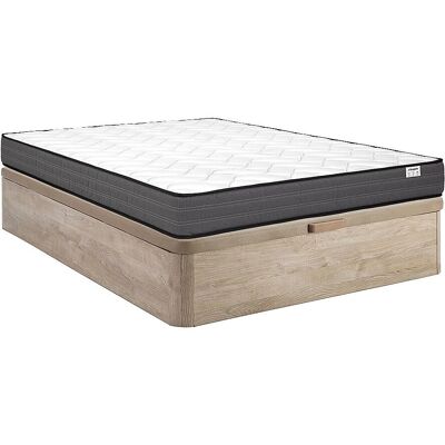 Ysmée Natürliches Licht Bettset mit Stauraum - 140x190 cm Ysmée Natürliches Licht Bettset mit Stauraum - 140x190 cm