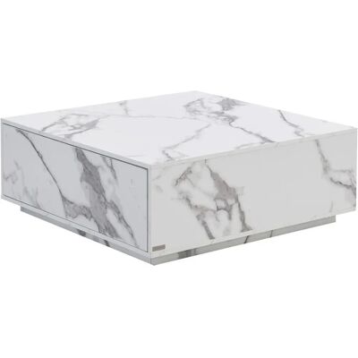 Pascal Morabito Antrim White Marble Effect Coffee Table - Coffee Table Pascal Morabito Antrim White Marble Effect Coffee Table - Coffee Table