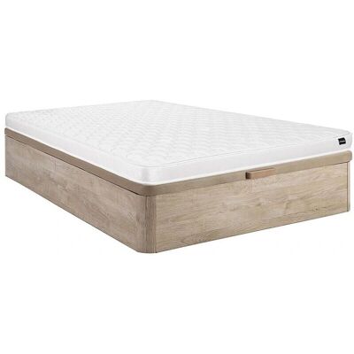 Ysmée Natürliches Licht Bettset mit Stauraum - Matratze 15cm Ysmée Natürliches Licht Bettset mit Stauraum - Matratze 15cm