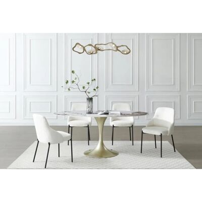 Maison Céphy Elva - Table Ovale en Céramique pour 8 Personnes - Publicité Maison Céphy Elva - Table Ovale en Céramique pour 8 Personnes - Publicité