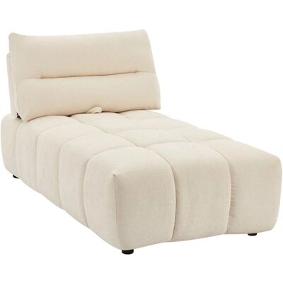 Canapé modulable beige APOLIU avec dossier inclinable - Publicité Canapé modulable beige APOLIU avec dossier inclinable - Publicité