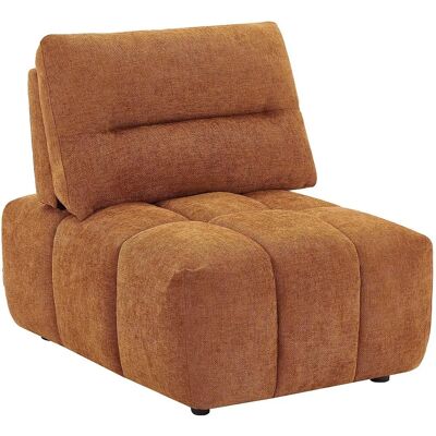 Vente-unique APOLIU Sofá de canto modular - Moderno, Ajustável, Texturizado Terracota Vente-unique APOLIU Sofá de canto modular - Moderno, Ajustável, Texturizado Terracota
