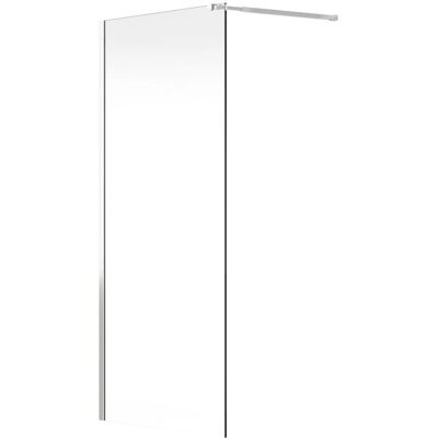 Daren Duschkabine - Fixes Chrompaneel, 6mm Glas, Verstellbare Stange Daren Duschkabine - Fixes Chrompaneel, 6mm Glas, Verstellbare Stange