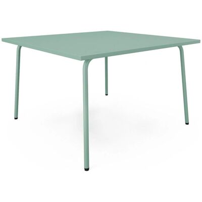 Mylia Mirmande Gartentisch - Quadratisch 120cm - Metall - Grün Mylia Mirmande Gartentisch - Quadratisch 120cm - Metall - Grün