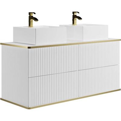 KELIZA Wall-Mounted Bathroom Cabinet - Double Sinks - 120cm KELIZA Wall-Mounted Bathroom Cabinet - Double Sinks - 120cm