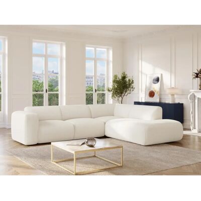 Maison Céphy POGNI Weißer Ecksofa - Sofa Maison Céphy POGNI Weißer Ecksofa - Sofa
