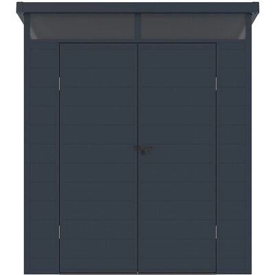 MINARO Resin Tuinschuur - 3,65m², Dubbella Doors, Incl. Kit MINARO Resin Tuinschuur - 3,65m², Dubbella Doors, Incl. Kit