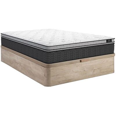 Ysmée 160x200cm Betten-Set mit Stauraum, Memory Foam Topper Ysmée 160x200cm Betten-Set mit Stauraum, Memory Foam Topper