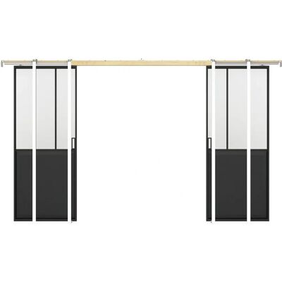 ARTISTO - ARTISTO II - Noir - H205 x L63 cm - Porte coulissante - Publicité ARTISTO - ARTISTO II - Noir - H205 x L63 cm - Porte coulissante - Publicité