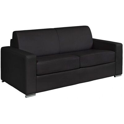 Canapé-Lit Calito VENTE-UNIQUE Noir 3 Places - Sofa Bed - Publicité Canapé-Lit Calito VENTE-UNIQUE Noir 3 Places - Sofa Bed - Publicité