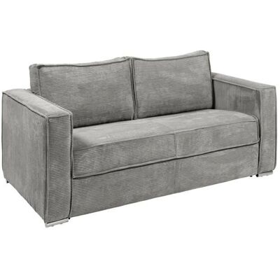 Canapé-Lit Velours Gris Clair 3 Places - Mobilier Salon - Publicité Canapé-Lit Velours Gris Clair 3 Places - Mobilier Salon - Publicité