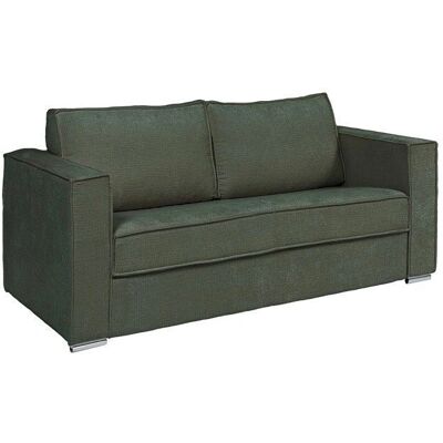 Canapé-Lit Loreto Vert - 4 Places, 160cm, Matelas 14cm - Publicité Canapé-Lit Loreto Vert - 4 Places, 160cm, Matelas 14cm - Publicité