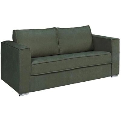 VENTE-UNIQUE Canapé-Lit en Tissu Texturé Vert 3 Places - Convertible sofa - Publicité VENTE-UNIQUE Canapé-Lit en Tissu Texturé Vert 3 Places - Convertible sofa - Publicité