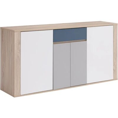 Vente-Unique Modèle avec 4 Portes & 1 Tiroir - Multicolore Buffet - Publicité Vente-Unique Modèle avec 4 Portes & 1 Tiroir - Multicolore Buffet - Publicité