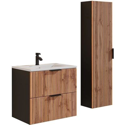 Mueble de baño suspendido MADELA con lavabo - 60cm Mueble de baño suspendido MADELA con lavabo - 60cm