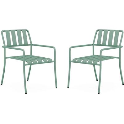 MYLIA Birmos Garden Chairs - Stackable Steel Furniture for Outdoors MYLIA Birmos Garden Chairs - Stackable Steel Furniture for Outdoors