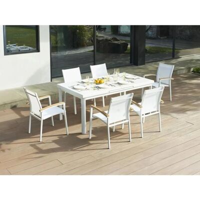 Chaises de jardin MYLIA TAIPIVAI - Empilables, Aluminium & Textilène, Résistant aux intempéries - Publicité Chaises de jardin MYLIA TAIPIVAI - Empilables, Aluminium & Textilène, Résistant aux intempéries - Publicité