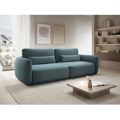Vente-Unique Vopoza Canapé-Lit Bleu 3 Places - Sofa Bed - Publicité Vente-Unique Vopoza Canapé-Lit Bleu 3 Places - Sofa Bed - Publicité