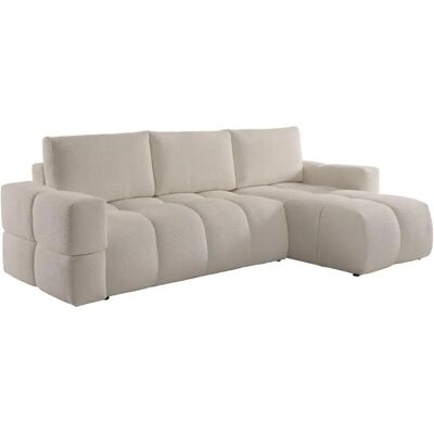 Vente-unique Beiger reversibler Ecksofa ISSORO II Vente-unique Beiger reversibler Ecksofa ISSORO II