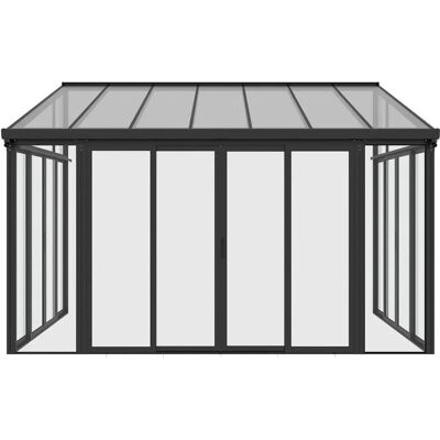 Mathilda Antraciet Aluminium UV Veranda - 12 m² Mathilda Antraciet Aluminium UV Veranda - 12 m²