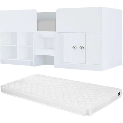 Boutanio Midhoog Opbergbed - Kindermeubilair Boutanio Midhoog Opbergbed - Kindermeubilair