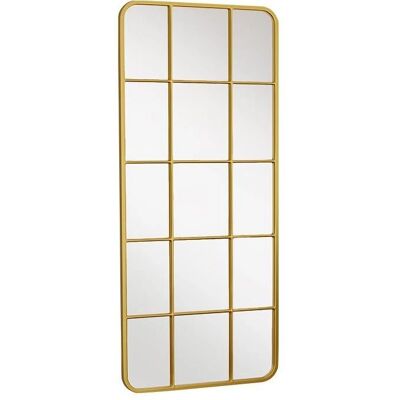 Vente-unique Muurspiegel - 60x140 cm - Goud - Sciara Vente-unique Muurspiegel - 60x140 cm - Goud - Sciara