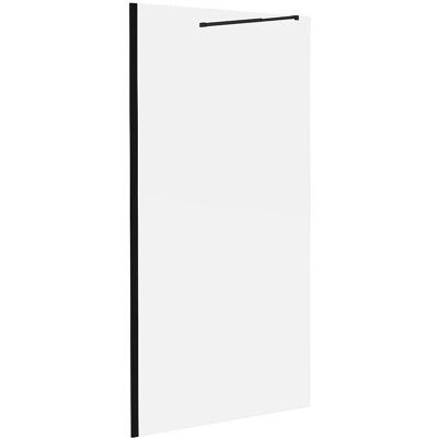 Vente-unique Daren Preto Fosco 8mm Vidro 140x200cm Painel de Chuveiro Vente-unique Daren Preto Fosco 8mm Vidro 140x200cm Painel de Chuveiro
