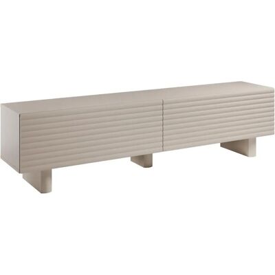 Vente-unique Beige MDF TV Cabinet - 180cm - Elegant & Eco-Friendly Vente-unique Beige MDF TV Cabinet - 180cm - Elegant & Eco-Friendly