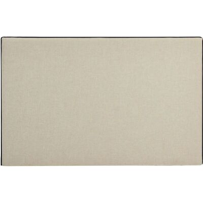 Chesma Beige und Schwarz Kopfteil - Baumwolle & Leinen - 150cm - Kopfteil Chesma Beige und Schwarz Kopfteil - Baumwolle & Leinen - 150cm - Kopfteil