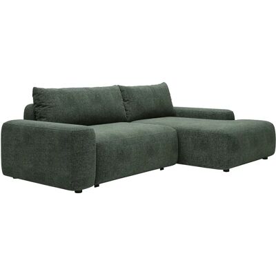 Sofá Cama de Esquina Derecha Daviso - Tapizado de Tela Convertible - Tela Texturizada - Para Cuatro Personas Sofá Cama de Esquina Derecha Daviso - Tapizado de Tela Convertible - Tela Texturizada - Para Cuatro Personas
