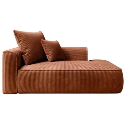 Vente-Unique Chaise Longue à Bras Droit en Velours - Chaise Longue - Publicité Vente-Unique Chaise Longue à Bras Droit en Velours - Chaise Longue - Publicité