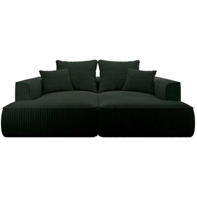Vente-unique - Canapé avec siège profond, velours vert - Canapé - Publicité Vente-unique - Canapé avec siège profond, velours vert - Canapé - Publicité
