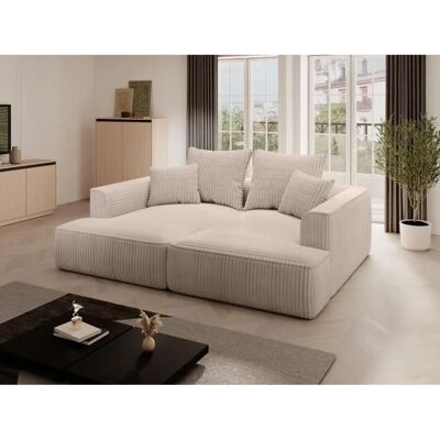 Vente-unique - Canapé 3 places avec siège profond - Design moderne - Publicité Vente-unique - Canapé 3 places avec siège profond - Design moderne - Publicité