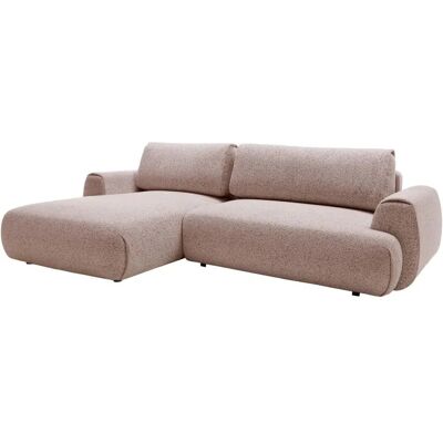Vente-unique MONELIA Linker Ecksofa - Texturierter Stoff für 4 Personen Vente-unique MONELIA Linker Ecksofa - Texturierter Stoff für 4 Personen