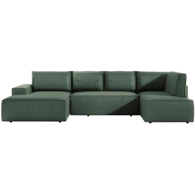 Vente-unique Amelia Grüner Linker Ecksofa - Schlafsofa 8 Plätze Vente-unique Amelia Grüner Linker Ecksofa - Schlafsofa 8 Plätze