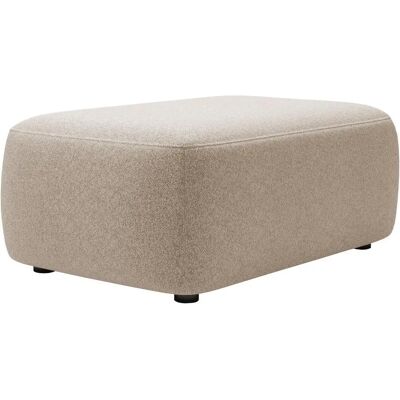 Vente-Unique Daviso Strukturierter Stoff-Quadrat Hocker - Hocker Vente-Unique Daviso Strukturierter Stoff-Quadrat Hocker - Hocker
