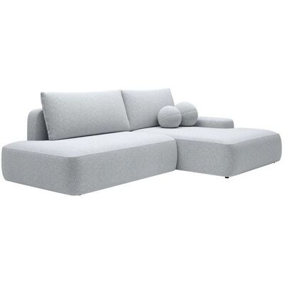 Canapé d'angle droit Daviso - Tissu convertible - 5 places - Espace de rangement - Canapé-lit - Publicité Canapé d'angle droit Daviso - Tissu convertible - 5 places - Espace de rangement - Canapé-lit - Publicité