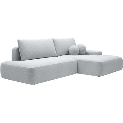 Canapé d'angle droit Daviso - Tissu convertible - 5 places - Espace de rangement - Canapé-lit - Publicité Canapé d'angle droit Daviso - Tissu convertible - 5 places - Espace de rangement - Canapé-lit - Publicité