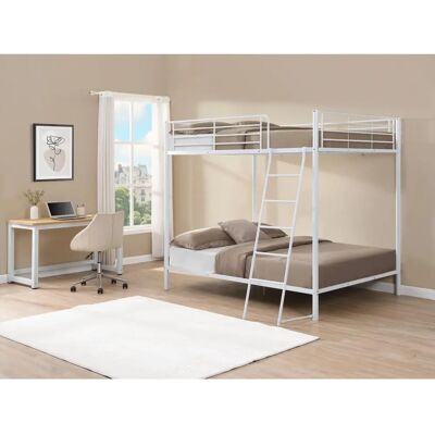 Cama litera metálica Gemini - 2 x 140x190 cm Cama litera metálica Gemini - 2 x 140x190 cm