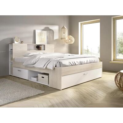LEANDRE Bed met Opbergvakken - 180x200 cm LEANDRE Bed met Opbergvakken - 180x200 cm